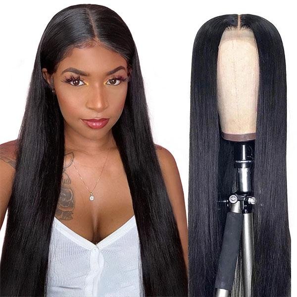 Riverwood 4X4 Lace Closure Straight Wigs Virgin Human Hair