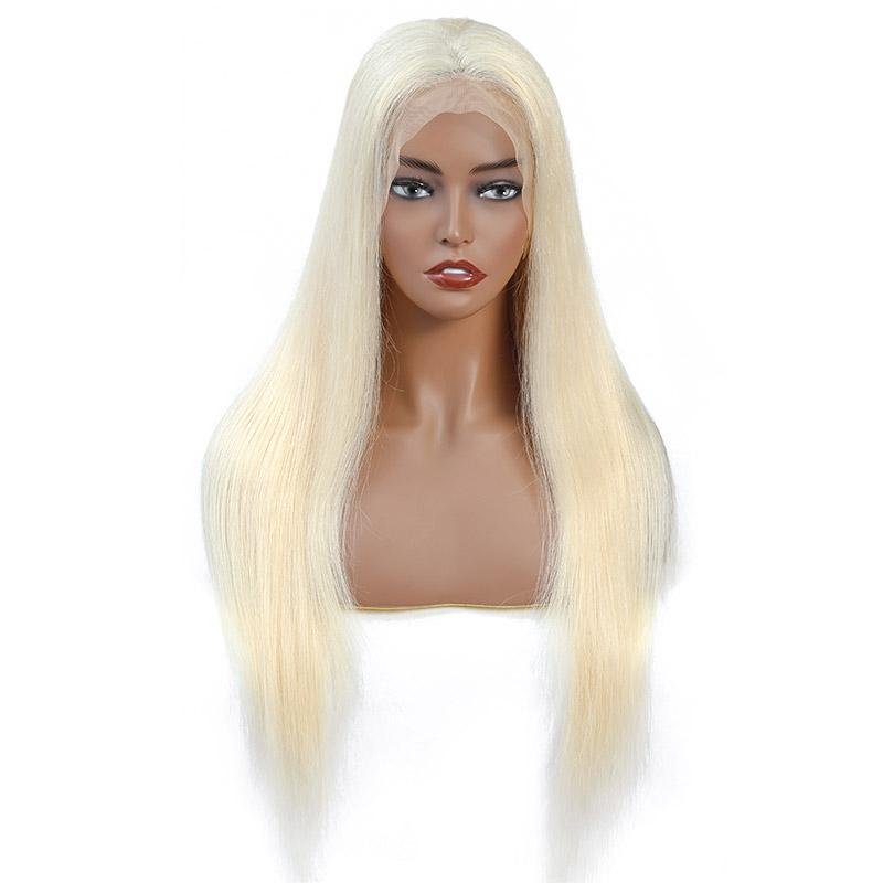 #613 Blonde 13x4 HD Lace Front Wigs Straight Human Hair Blonde Wig